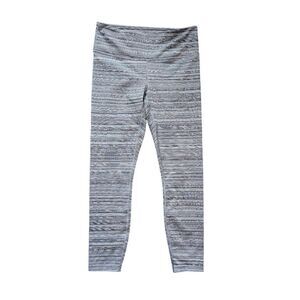 Athleta High Rise Jacquard Chaturanga Tight - Black/White